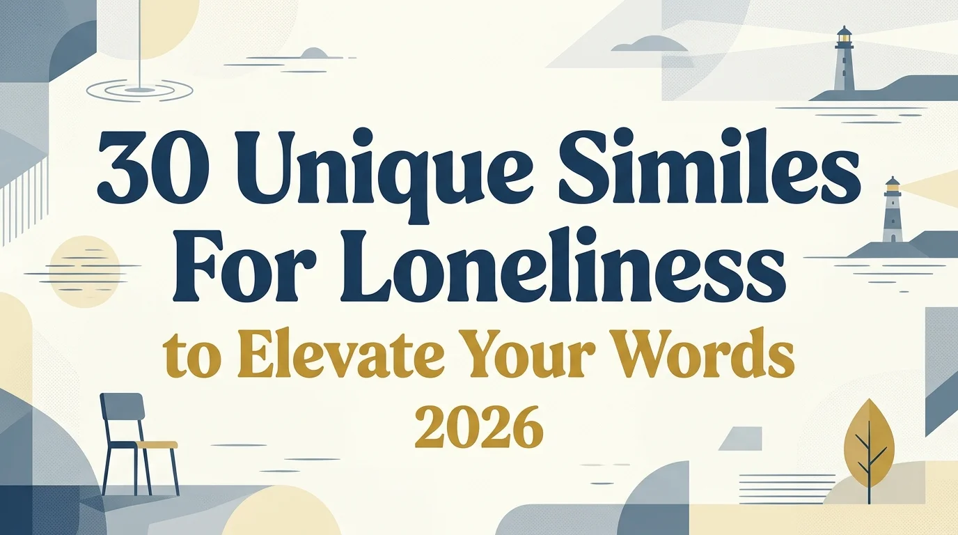 Unique Similes For Loneliness to Elevate Your Words